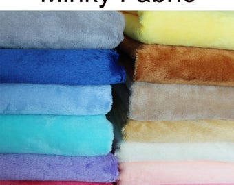 Tissu Minky - Tissu pour jouets - par mètre