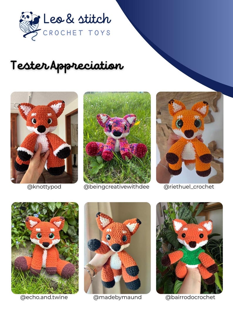 Forest - Fox Crochet Pattern - Etsy UK