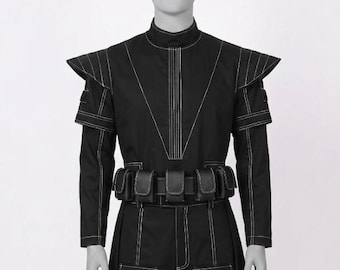 Boba fett Mandalorian Starwars book of bobafett Custom Cosplay Beskar Bounty hunter Boba Fett Flight Suite with boba fett belt