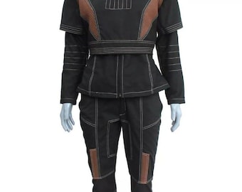 Bo-Katan Kryze Mandalorian Cosplay | Star Wars Flight Suit & Armor Undersuit | Custom Bounty Hunter Costume