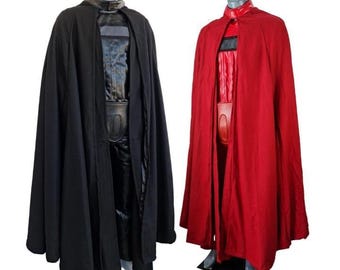 Disfraz de cosplay inspirado en Darth Vader ESB, mono de cuero negro, disfraz de Lord Sith de Star Wars para hombre