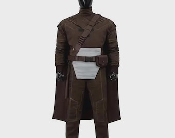 Mandalorian Din Djarin Star Wars Armor Flight Suit With Belt | Star Wars Bounty Hunter Flight Suit | Beskar Outfit