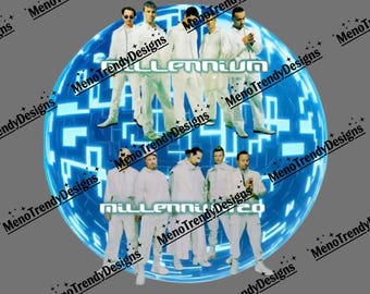 Vintage Boy Band 1999 Design PNG