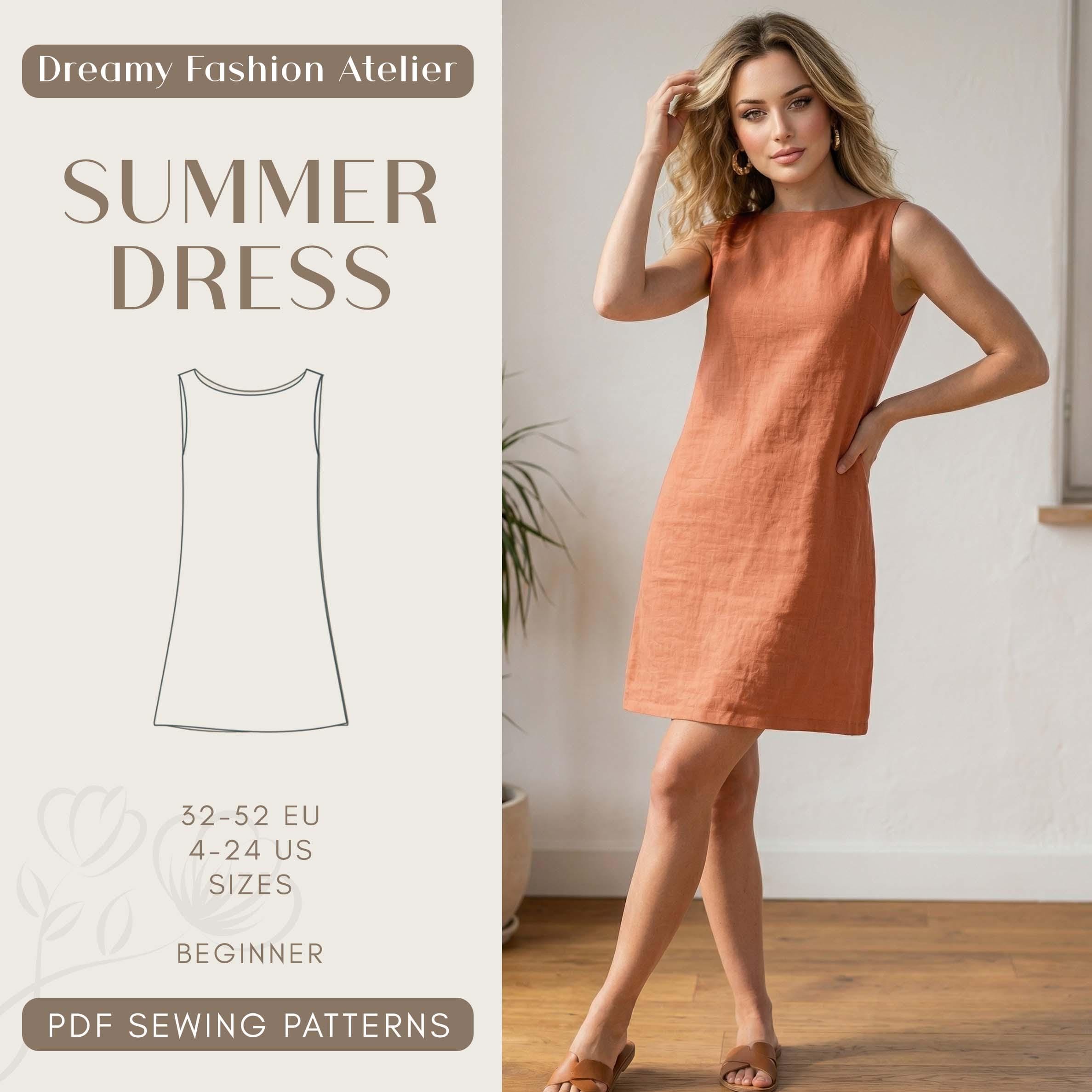 slim fit dress slacks 66-8 Sleeveless Eight-panel dress with deep V-neckline  sistermagpatterns
