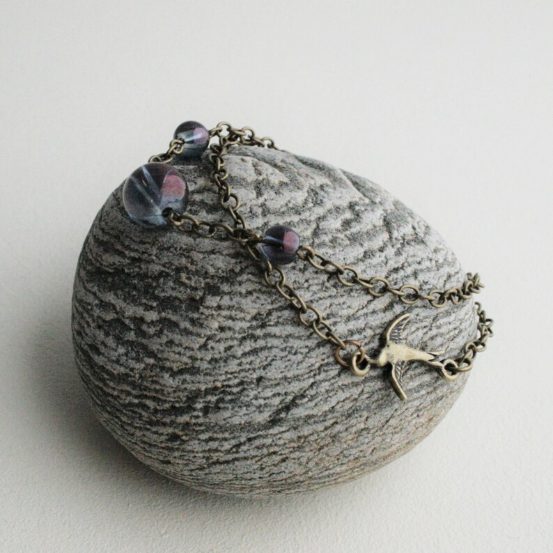 Bird Jewellery Layered Bracelet Swallow Bracelet Bird Etsy UK