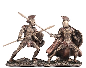 Hector vs Achilles Battle Sculpture