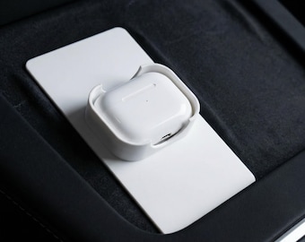 AirDock Pro | AirPods Pro 1st/2nd Gen. Holder for Tesla Wireless Charger | Modern Interior Upgrade