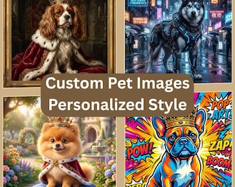 Custom Pet Photo Canvas stretched canvas