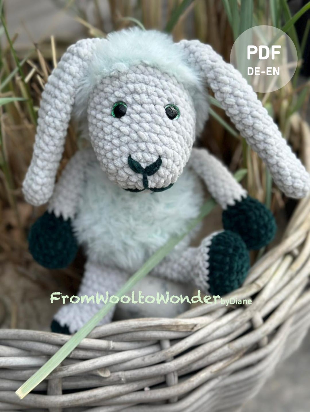 Henry The Rabbit Henry the Rabbit Amigurumi Crochet Pattern (DE/EN), Step-by-step ...