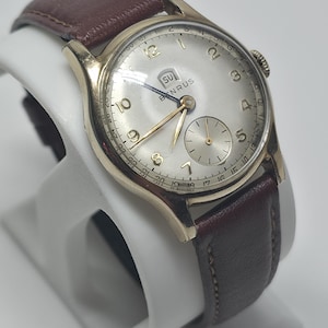 1950s Benrus Calendar Pointer Watch – Fully Serviced Mid-Century Vintage Mechanical Watch