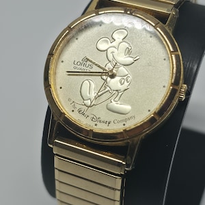 Vintage Mickey Mouse Tank Watch - Etsy