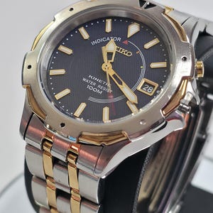 Seiko Kinetic 5m42 - Etsy