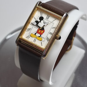 Vintage Mickey Mouse Tank Watch - Etsy