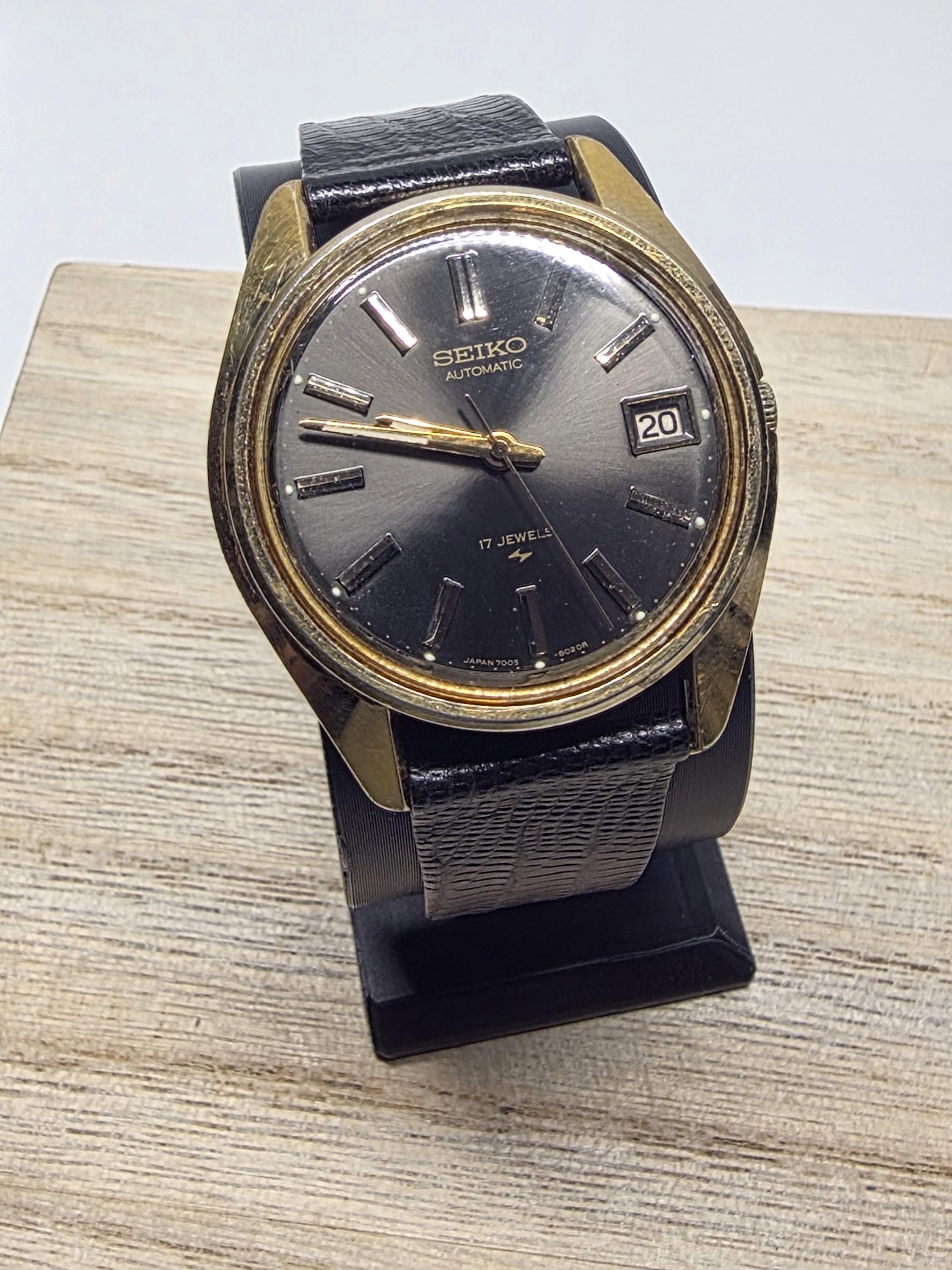 Seiko 7005 Watch - Etsy