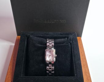 2004 Baume & Mercier Hampton Milleis Mini M0A08141 | Swiss Made Ladies Watch  Stainless Steel Silver Dial  Original Box  Packaging