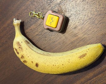 Mr. Toasty Click Charm | Cute Toast Fidget Keychain | Mechanical Pocket Clicker | 3D Printed Desk Toy | Sensory Gift