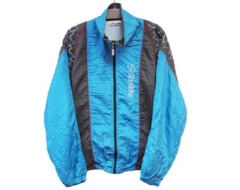 Vintage 90's Lotto Windbreaker Jacket Small Lotto Sportswear Lotto