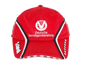 Vintage FERRARI Michael Schumacher Cap F1 Racing Style Formula 1 Hat 00s Sport Style Casual Sportswear Headwear