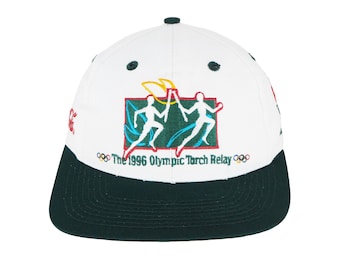 Vintage ATLANTA Olympic Games 1996 The Game Cap USA Sport hat big logo 90s Sport Style Casual Sportswear Headwear
