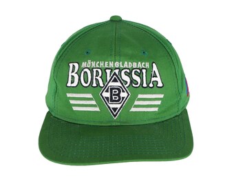 Vintage Borussia Monchengladbach Cap football green hat Bundesliga 90s Sport Style Casual Sportswear Headwear