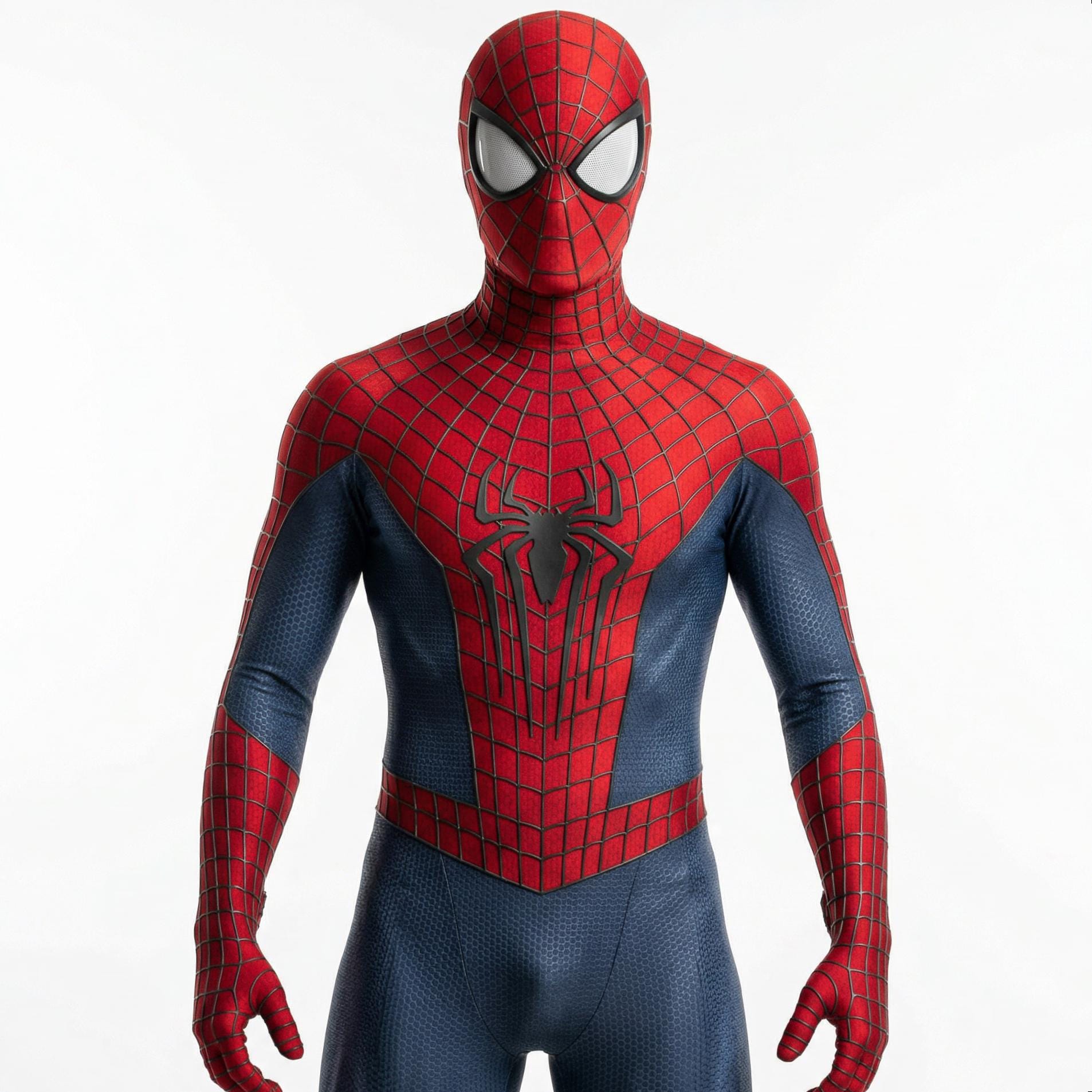 スパイダーマン　シェルマスク&全身スーツ リアルを求めてスパイダーマンシェルマスクを大幅にサイズダウン！後