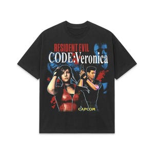 Claire Redfield Resident Evil Code Veronica Graphic T-shirt | Vintage gamershirt | Retro-streetwear | Uniseks ventilatorcadeau | Katoenen T-shirt