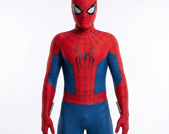 Red Spider Suit Cosplay | Peter Parker Brand New Day Inspired Costume | Adult Superhero Bodysuit | Comic Con Outfit | 3D Web Design
