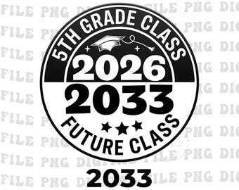 Femte klassens examen 2026 png-paket, femte klassens examen png, framtida sista klass 2033, mellanstadiet png, sista skoldagen, 5:e klass