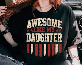 Fantastiskt som min dotter png, rolig pappapresent, make-tröja, fars dag-present digital nedladdning