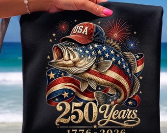 250-årsdagspresent till USA:s 250-årsdag, amerikansk 250-årsdag, present till fiskare, digital nedladdning
