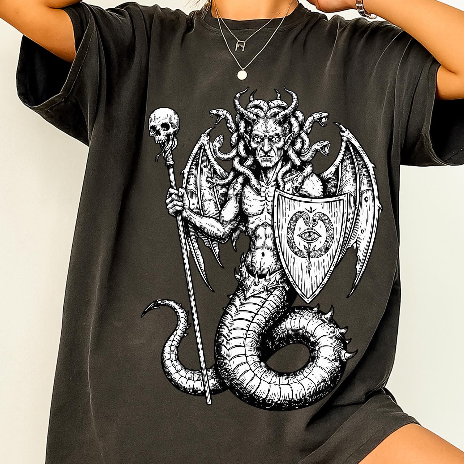 Botis Serpent Smile PNG, Goetic King Occult Shirt Design, Dark Demon ...