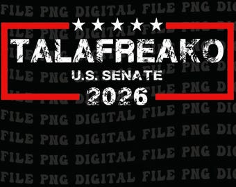 Jag är en Talafreako James Talarico 2026 amerikansk senats Texas flagga png, Texas senatsvalsgåva, James Talarico-supportergrafik digital nedladdning