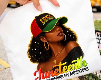 1865 Juneteenth Resilient Freedom png, Juneteenth 2026-present, present till firande av svart historia, digital nedladdning av Freedom Pride-grafik