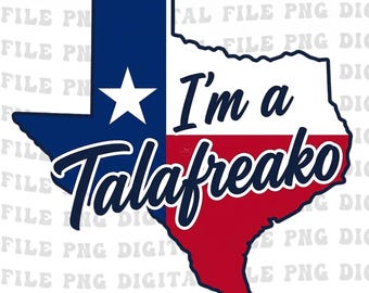 Jag är en Talafreako James Talarico 2026 för den amerikanska senaten Texas png, politisk supportergåva, Texas valgrafik t-shirt digital nedladdning