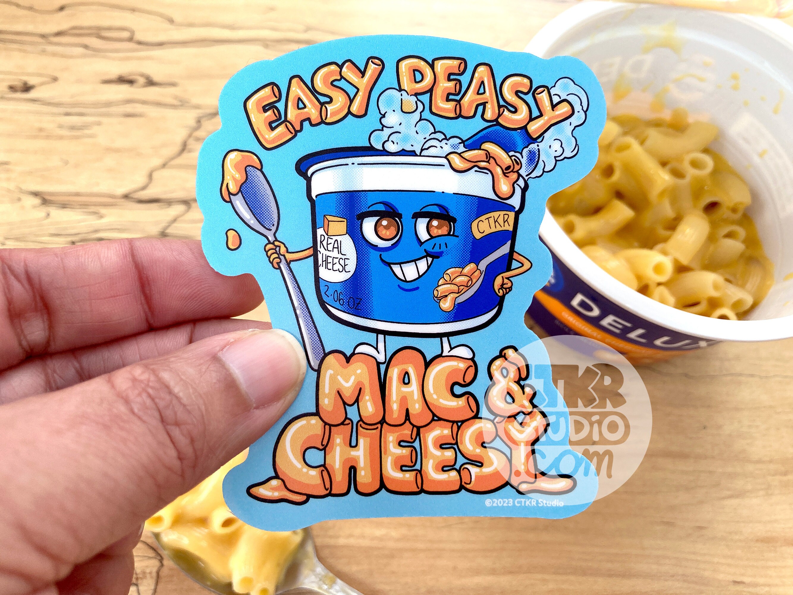 VS133 Easy Peasy Mac and Cheesy Vinyl Sticker / Motivational Macaroni and  Cheese / Cute and Funny Comfort Food - Etsy