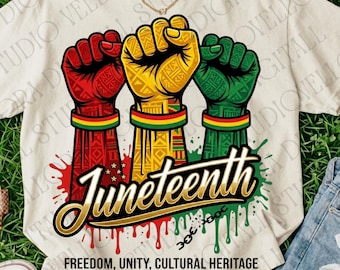 19th June Freedom PNG Juneteenth African Heritage Unity Pride Empowerment Celebration Design Graphic
