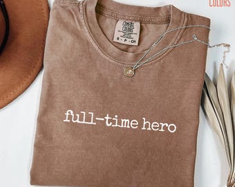 Comfort Colors® Super Dad Shirt for Fathers Day Gift for Dad, Best Dad Tshirt, Funny Dad Gift from Daughter, Funny Birthday Gift for Dad