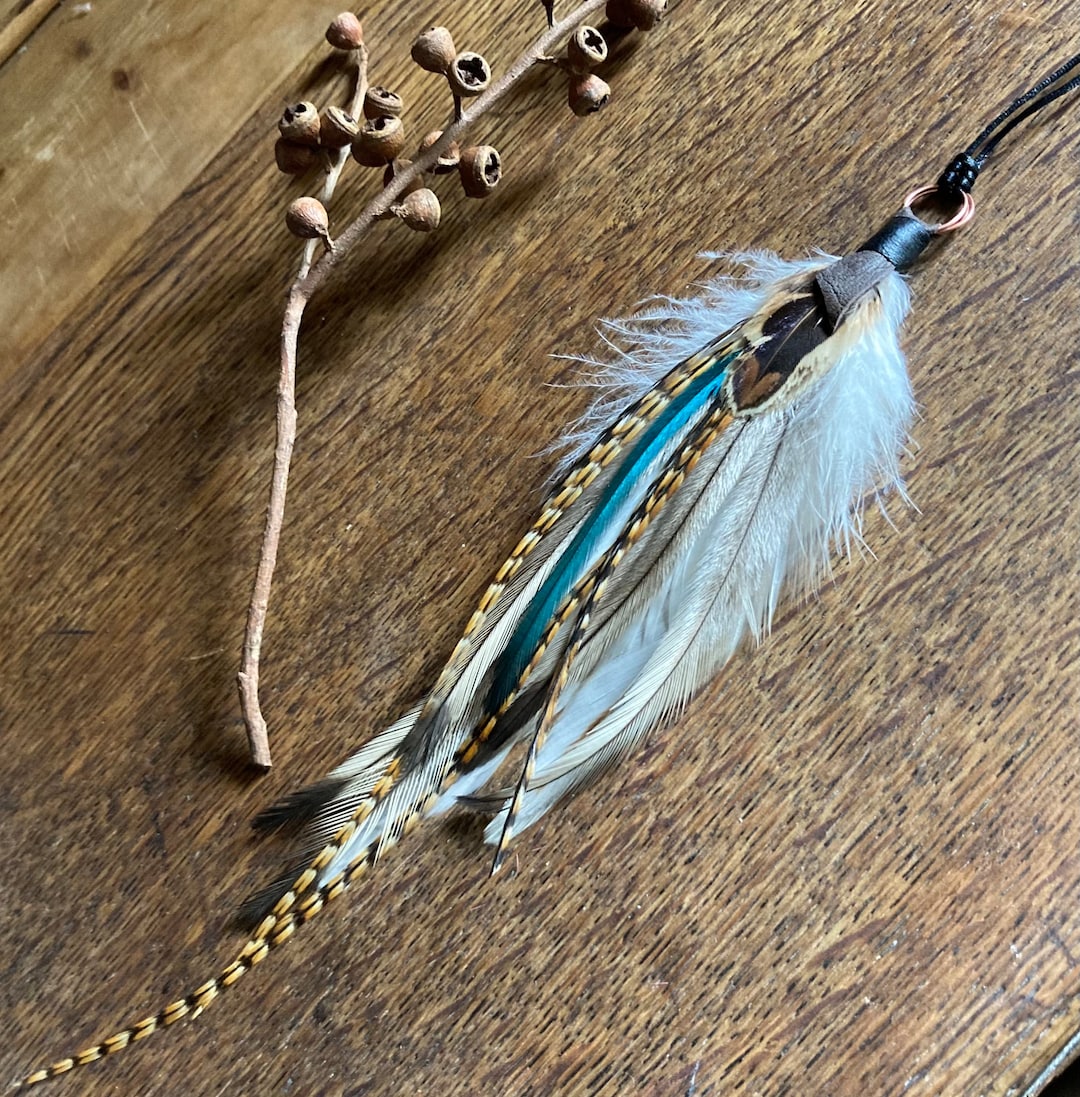 Real Feather Necklace, Feather Pendant Necklace, Feather Jewellery