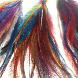 FEATHERS SECONDS Emu Feather Hair Extensions Craft Feathers Feather Hair Clips, Dreamcatcher, Millinery, Hat Feathers, Feather Earrings
