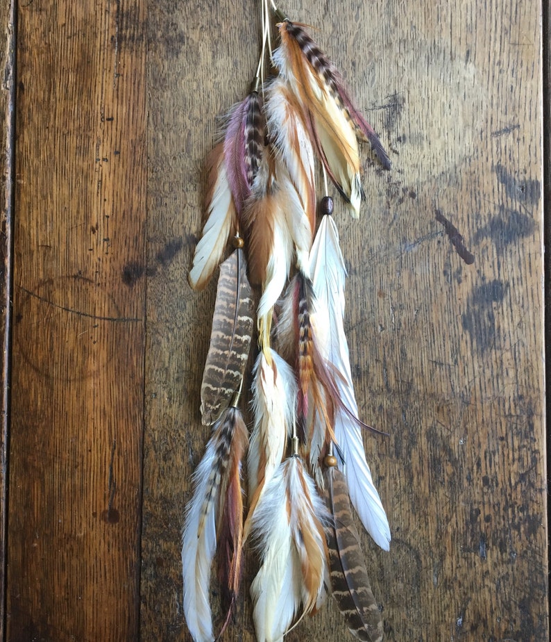 Long Feather Hair Extensions Long Feather Earrings Feather Etsy