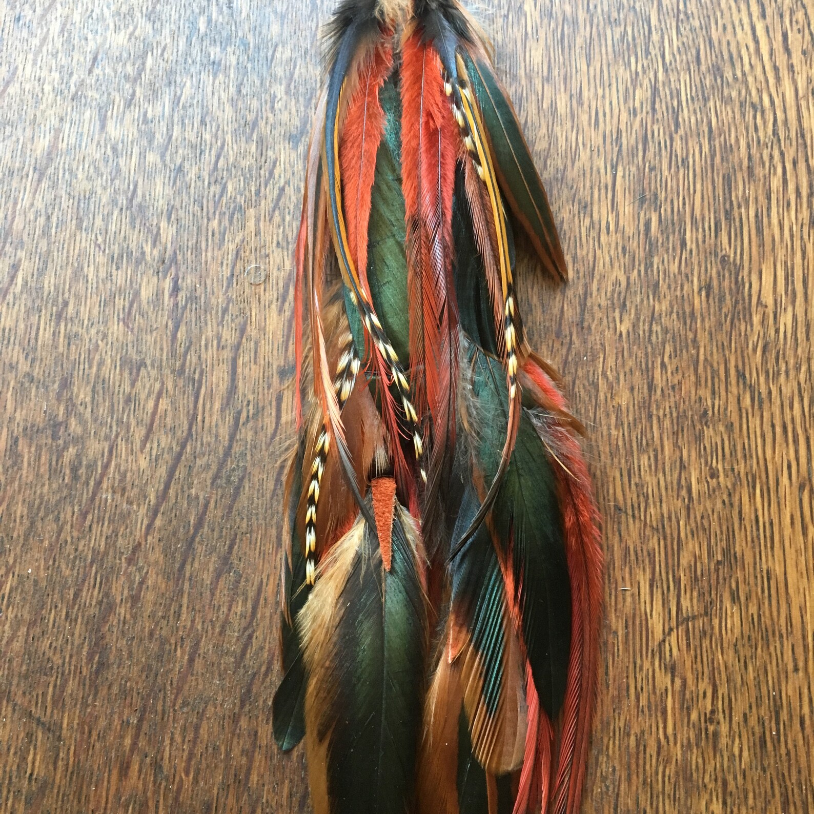 Long Feather Hair Extension Long Feather Earring Feather Etsy