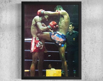 The Vampire's Knees - Lamnamoon vs Samkor Muay Thai Golden Era Print