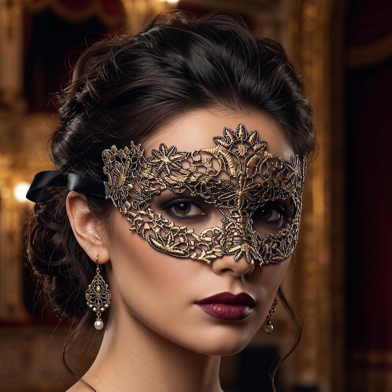 Gold Mask Costume Women - Etsy
