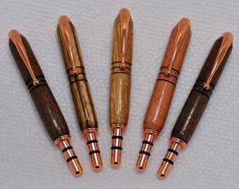 Hand-Turned Copper-plated Seam Ripper Kit with Sewing Stiletto and Pen Clip