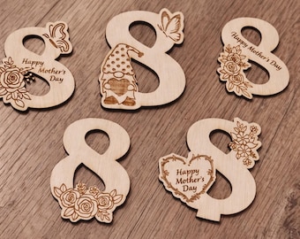 International Women's Day Magnet SVG | Laser Cut 3mm MDF