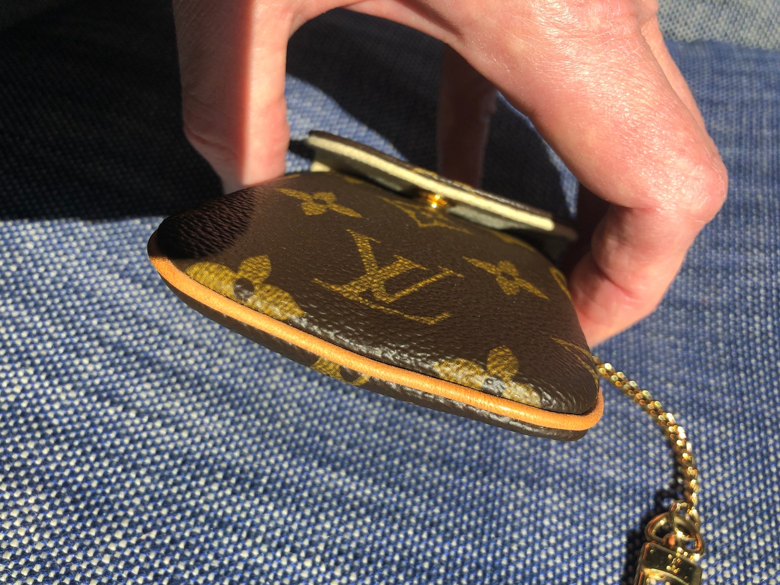 Louis Vuitton Vintage Keychain and Coin Purse in Monogram Etsy