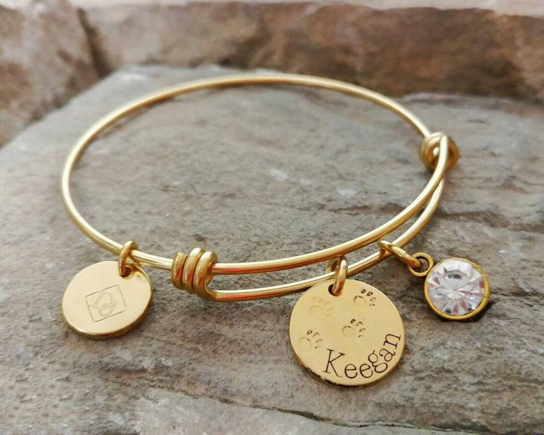Pet Memorial Bracelet Pet Name Bracelet Dog Bracelet Cat Bracelet Pet
