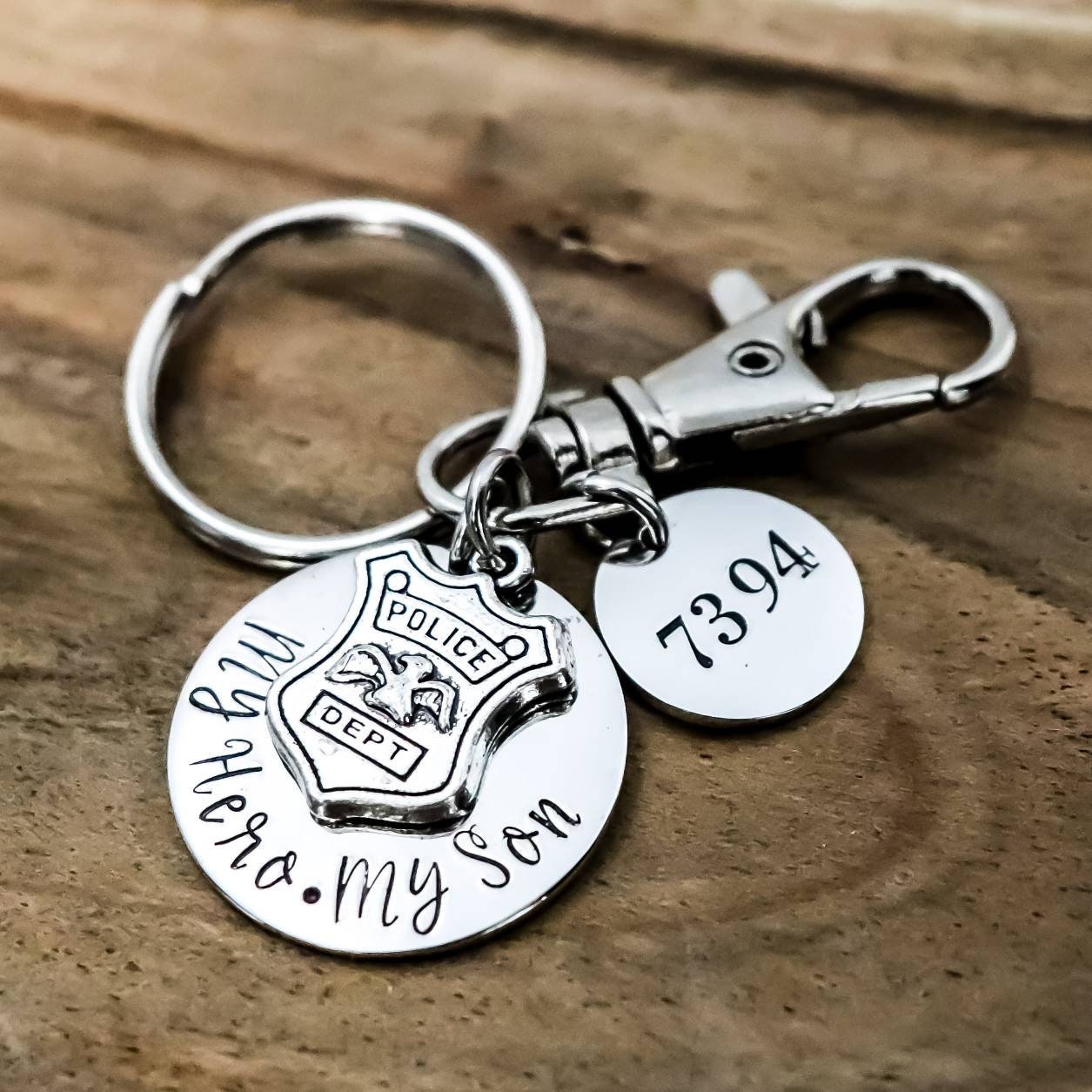 New Police Gift Keychain Police To Be Gift Key Rings Officers Police  Academy Graduation Gifts Student Men Co-Workers Son Gift - AliExpress