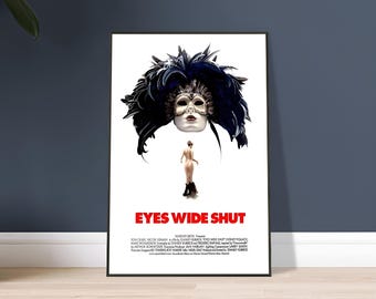 Eyes Wide Shut (1999) filmposter thriller film print Tom Cruise vintage filmdecor vintage stijl muurkunst woondecoratie