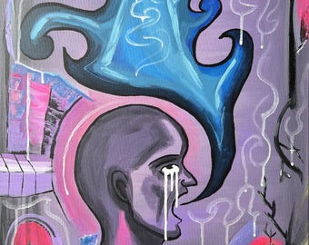 Acryl Gemälde: Unsaid